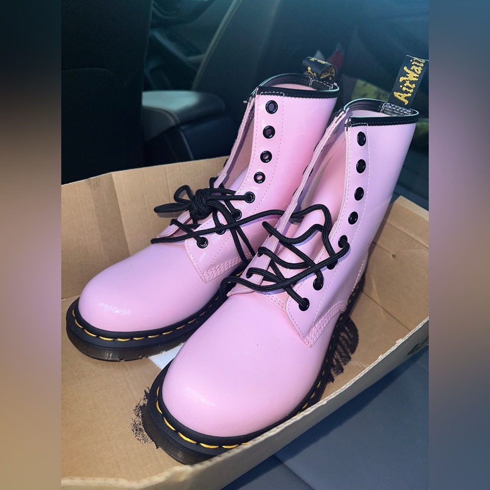 Pink Doc Marten Boots 1460 NEW IN BOX